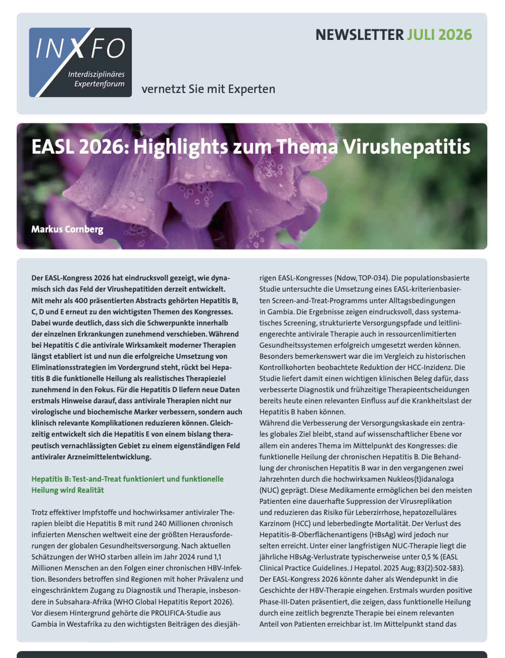 Newsletter Juli 2026